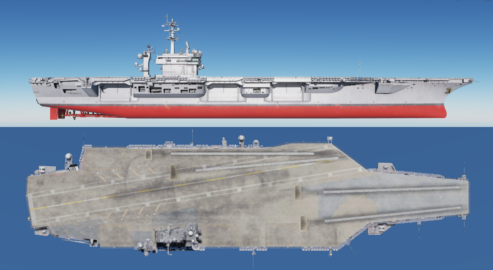 Metall Blatt Vorurteil aircraft carrier deck layout Mädchen Trivial Bürste